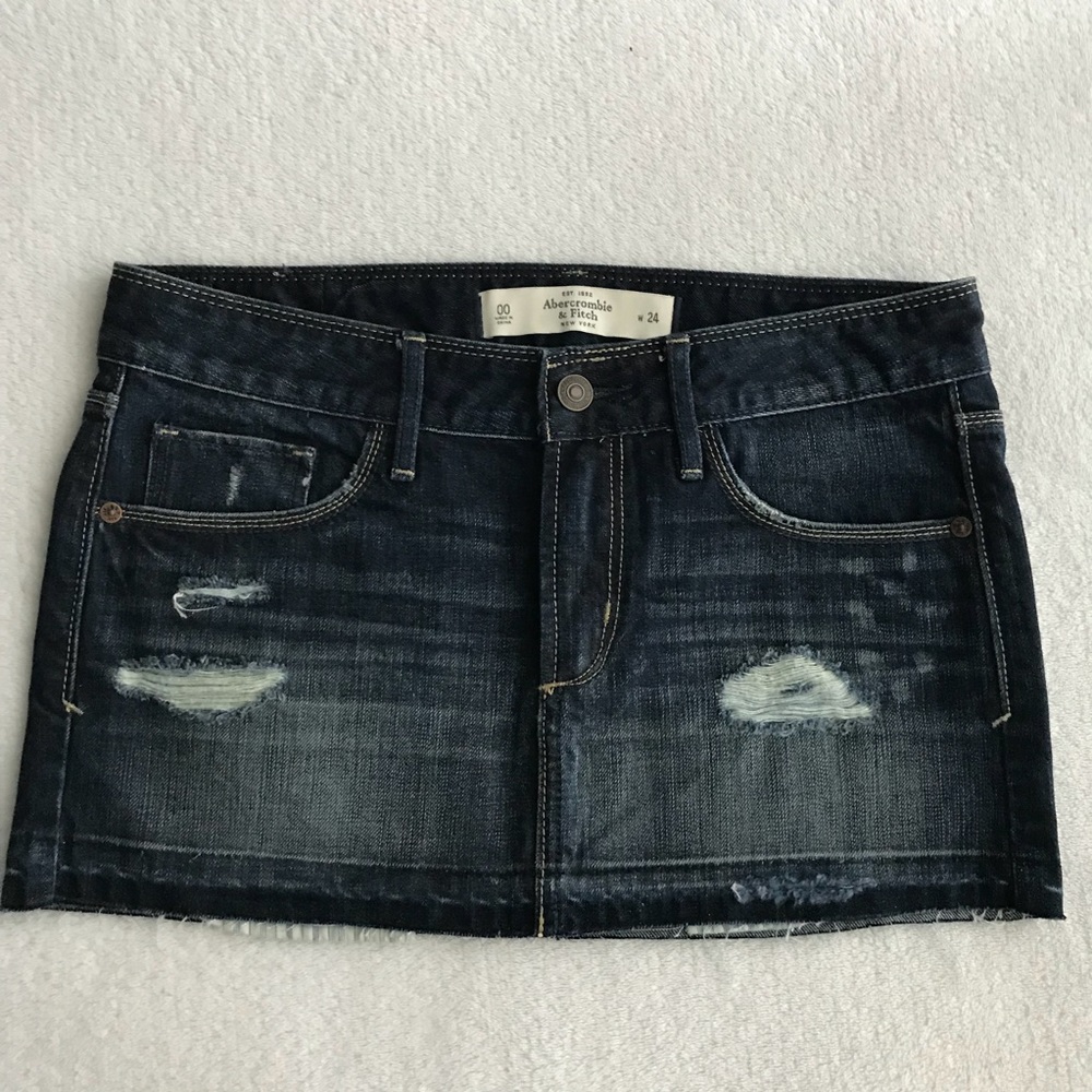 Abercrombie & Fitch Denim Skirt Size 00